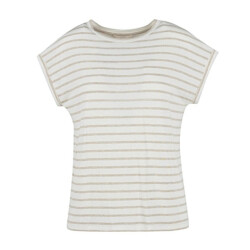 Elvira Collections T-shirt lynn beige stripe