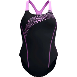 Speedo Eco medley logo medalist 1p bla/pur 13474-15357