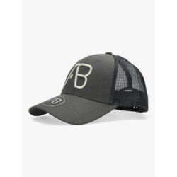 AB Lifestyle Cap trucker charcoal desert sage logo