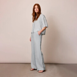 Corel Amsterdam nola pants uni linen 1011-1700 507 storm gray