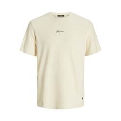 Jack & Jones jprblafranco ss tee crew neck ln 12175825 cloud cream