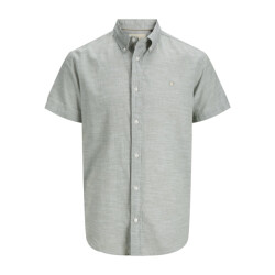 Jack & Jones jprblusummer shield s/s shirt ln 12276814 hedge green