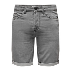 Only & Sons onsply life reg gr jog sho pk 8583 22018583 grey denim