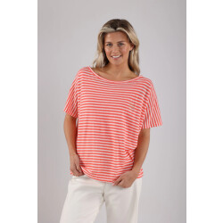 Nukus Nks01083 45 belen top stripes offwhite/coral