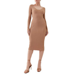 Guess Beige bodycon jurk