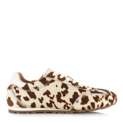 DWRS Label Dwrs sava cow hair on sneakers lage sneakers dames