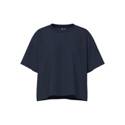 Pieces Dames t-shirt pcchilli sweatshirt ronde hals effen donker