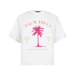 Ydence T-shirt hss2557 palm trees