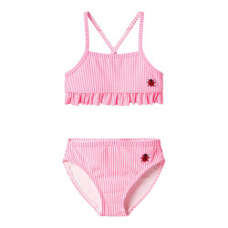Name It Meisjes bikini set nmfzammer gestreept lieveheersbeestjes print roze