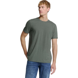 No Excess T-shirt crewneck stripes dark steel