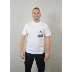 Ma.strum Trompe loeil pocket tee
