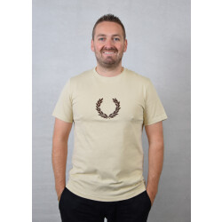 Fred Perry Textured laurel wreath t-shirt