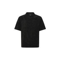 Lyle and Scott Emblem towelling polo shirt