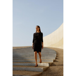 studio .ruig travel jersey jurk Joelle zwart