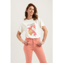 Florèz Cr0130 102 daisy t-shirt white