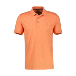Lerros Heren polo 2553250 918 faded papaya