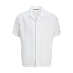 Jack & Jones Jprcclawrence linen resort ss shir off-white