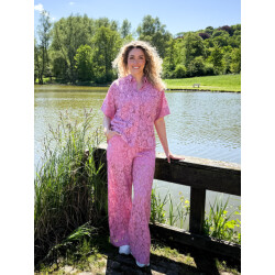 CKS 306251 rsd trousers blace pink dark