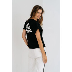 Maicazz Nanora-t-shirt black/offwhite su25.75.027