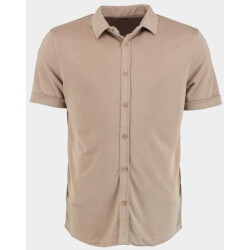 Bos Bright Blue Casual hemd korte mouw easy care kwaliteit 3507/