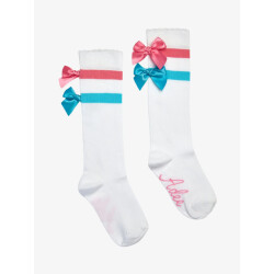 ADee Meisjes sokken edith bright white