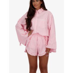 Reinders Dames short ruffles white prism