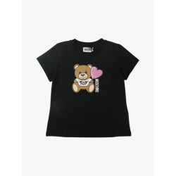 Moschino Meisjes t-shirt beer zwart
