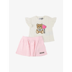 Moschino Meisjes set rok cloud sugar rose