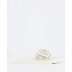 Michael Kors Dames suki flat slipper /vanillia