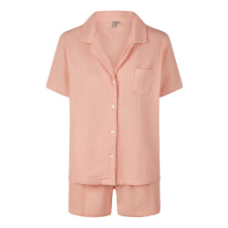 By Louise Dames korte pyjama set mousseline shortama