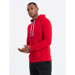 Ombre heren hoodie rood brick basic