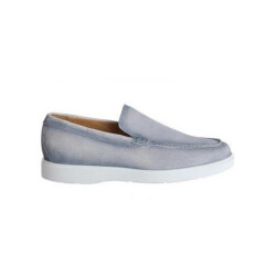 Giorgio 28785 grijze suede loafer met witte zool