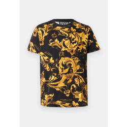 Versace Jeans Versace jeans couture all over barocco tee gold