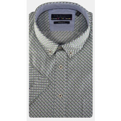R.B. Boston Casual hemd korte mouw regular fit grafische print 516670/731