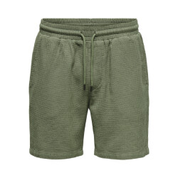 Only & Sons Onsbertil waffle shorts