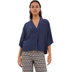 By-Bar Amsterdam Owen viscose blouse winter blue