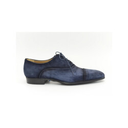 Giorgio 74703 blauwe suède veterschoenen