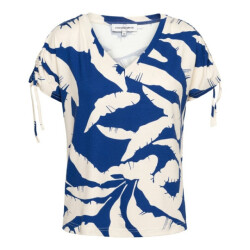 &Co Woman &co women top viana multi leaf cobalt