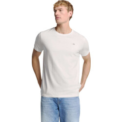 No Excess T-shirt crewneck solid basic white