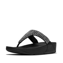 FitFlop Lulu maxi-crystal toe-post sandals