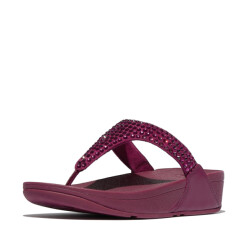 FitFlop Lulu maxi-crystal toe-post sandals