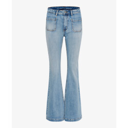 My Essential Wardrobe Broeken dango bootcut jeans blauw