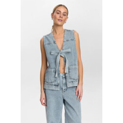 Nümph Nubrooklyn vest 705654 light blue bleach