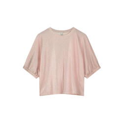 Summum 3s5097-30672 badwing boxy top metallic swea