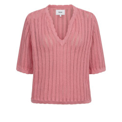 Nümph 705481 nupoelle ss pullover 2718 flamingo pink