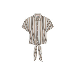 Studio Anneloes Lena stripe blouse ecru dessin