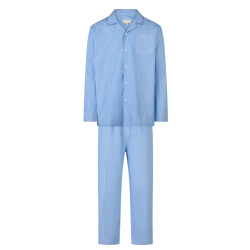 Phil & Co Heren pyjama set lang geweven katoen gestreept