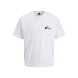 Jack & Jones jcoathletico graphic tee ss cn ss25 12285727 bright white big back print