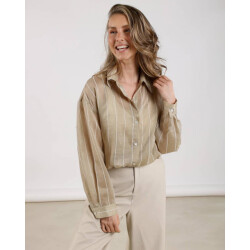 Nukus Blouse lange mouw nkf02011 iris