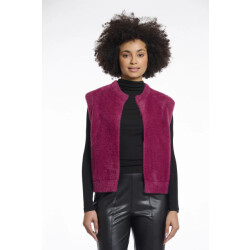 Rino & Pelle Elona.5002511 rino en pelle short waistcoat sugar plum